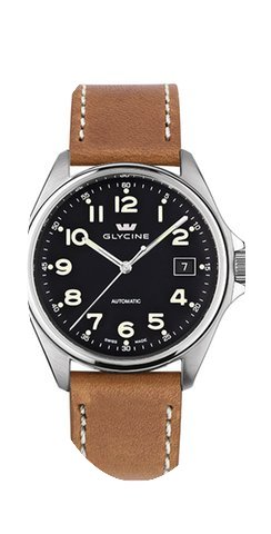 Glycine Combat 6 automatic Leather strap...