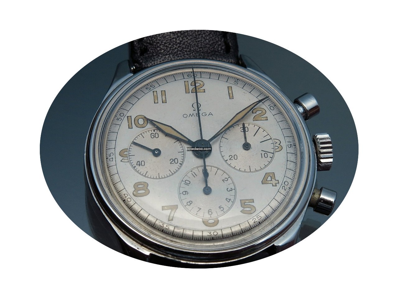 Omega Chronograph, ca. 1946, Kal. 27 chr...