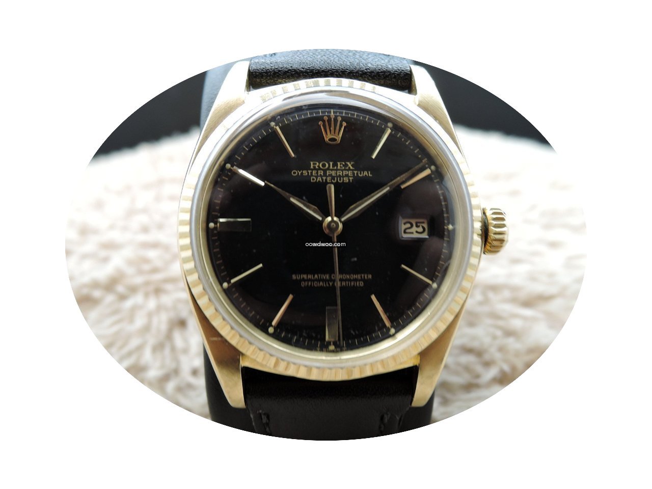 Rolex DATEJUST 1601 18K YG with Original...
