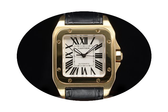 Cartier W20112y1 Santos 100 Gold...