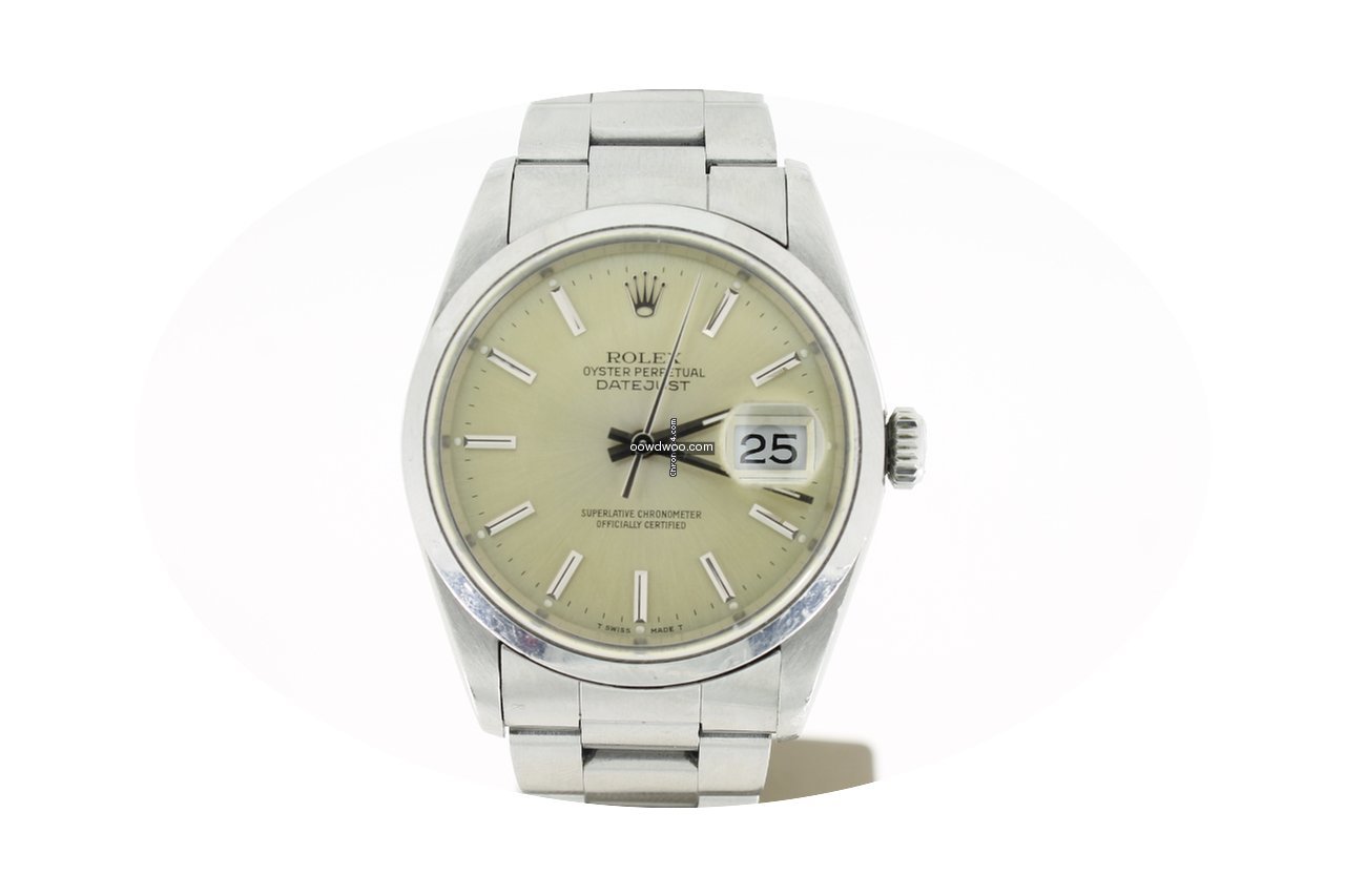 Rolex Datejust (BOX PAPER) 1991 Creme Di...