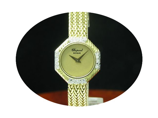 Chopard 18kt 750 Gold Handaufzug Damenuh...