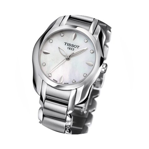 Tissot T-Wave Mother of Pearl Dial SS Qu...