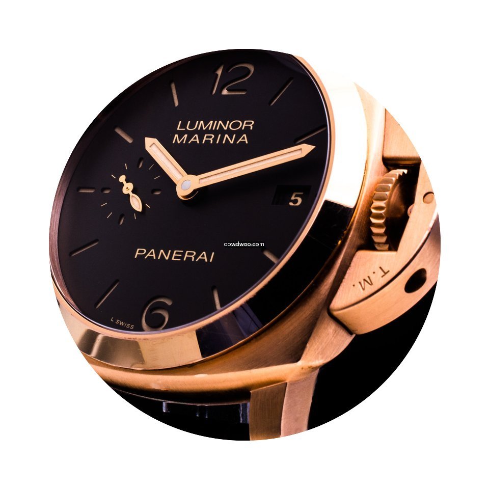 Panerai Luminor Marina PAM 393 18kt. Ros...