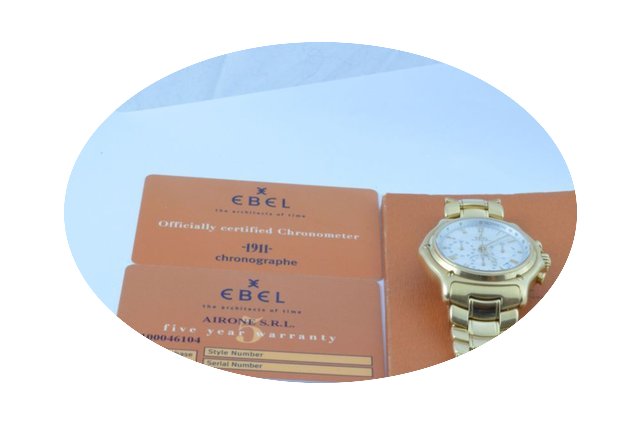 Ebel Le Modulor 18k 750 Gold Chrono Auto...
