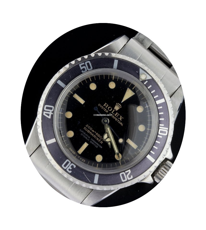Rolex Submariner 5512 Gilt 4 Lines...