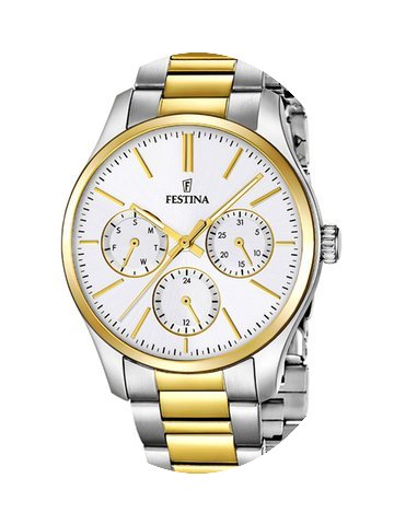 Festina F16814/1 Damenuhr 36mm bicolor 5...
