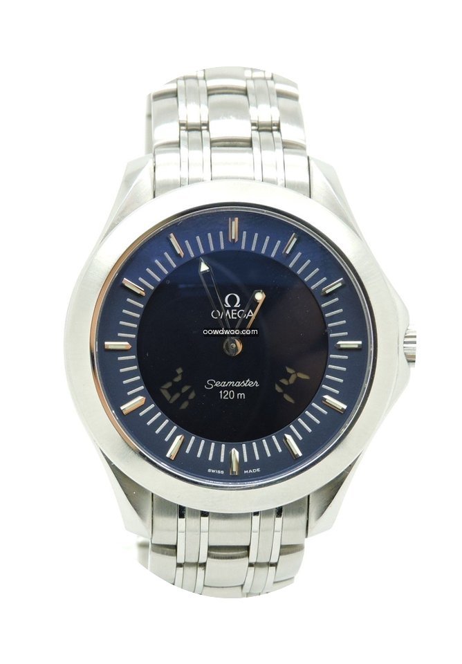 Omega Seamaster Gent's Blue Dial Stainle...