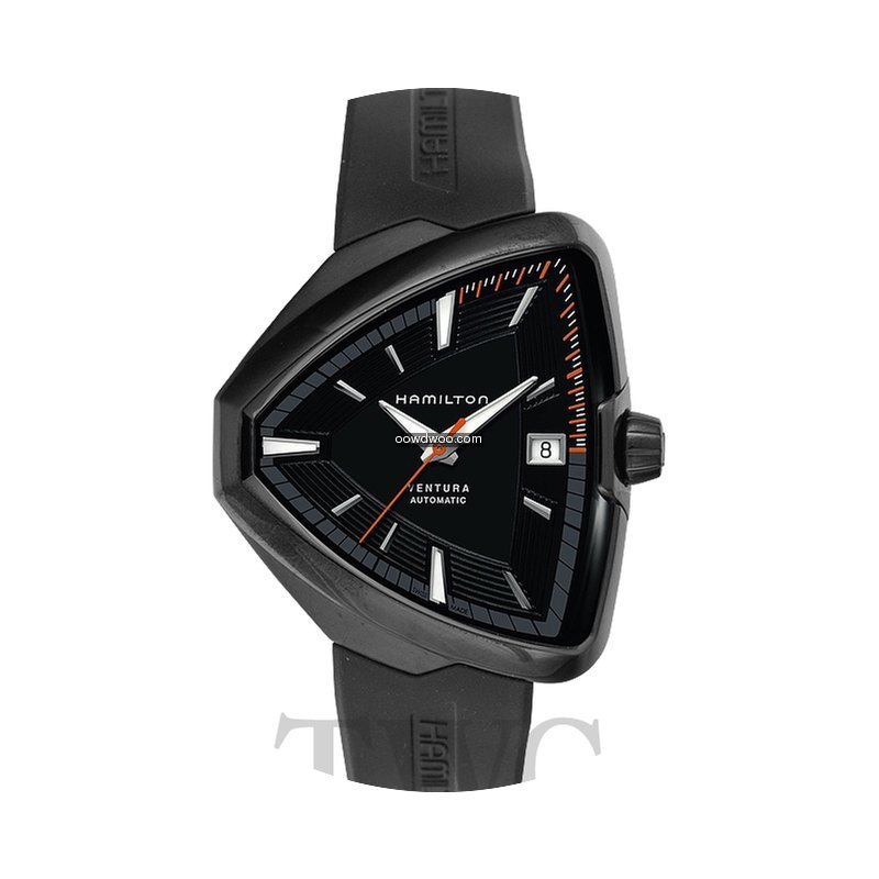 Hamilton Ventura Elvis80 Auto Black Stee...