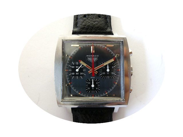 Heuer Monaco Grey manual winding...