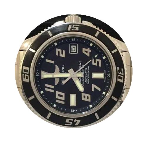 Breitling Superocean Black Dial Automati...