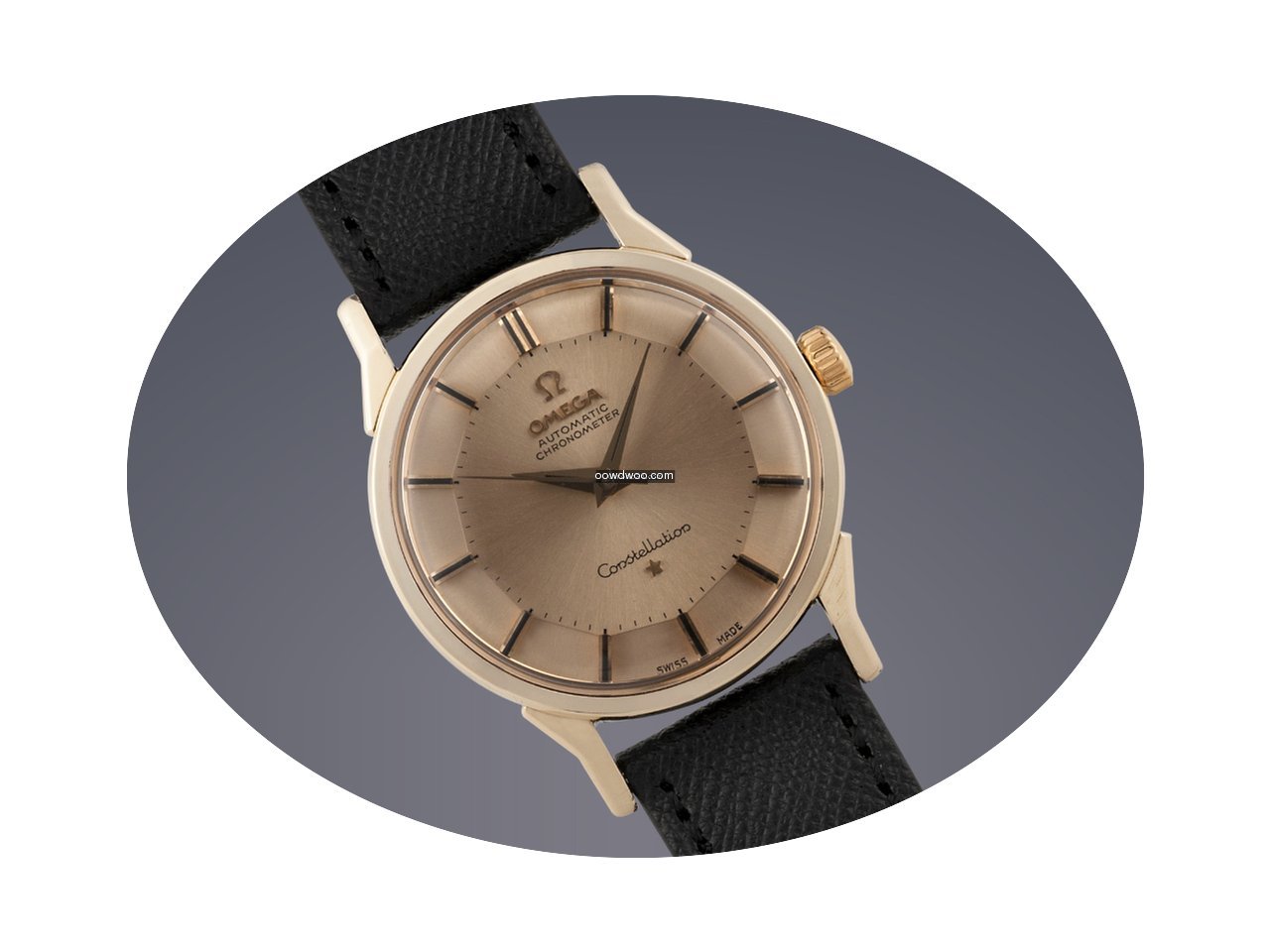 Omega Constellation Pie-Pan gold capped ...