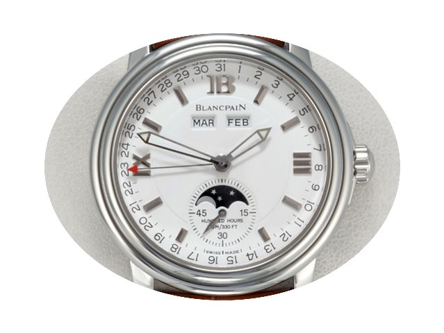 Blancpain Leman Mondphase 2763 Edelstahl...