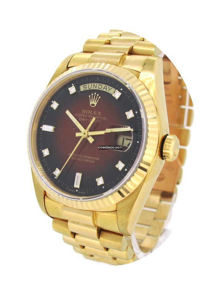 Rolex Oyster Perpetual Day-Date 18K Gold...