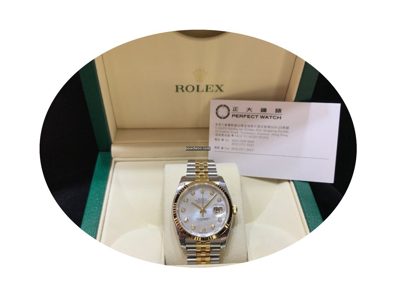 Rolex 116233NGWT Datejust 36mm White MOP...
