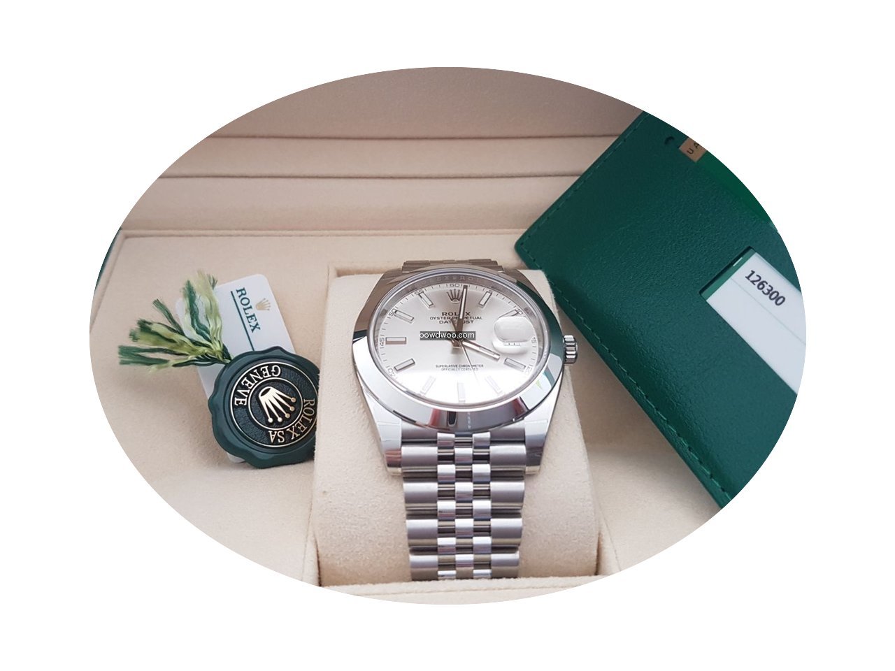 Rolex new Datejust 41mm silver dial Unwo...