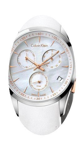 ck Calvin Klein bold chrono K5A37BLG Dam...