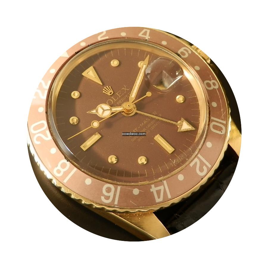 Rolex GMT-MASTER Ref.1675/8 18K SOLID GO...