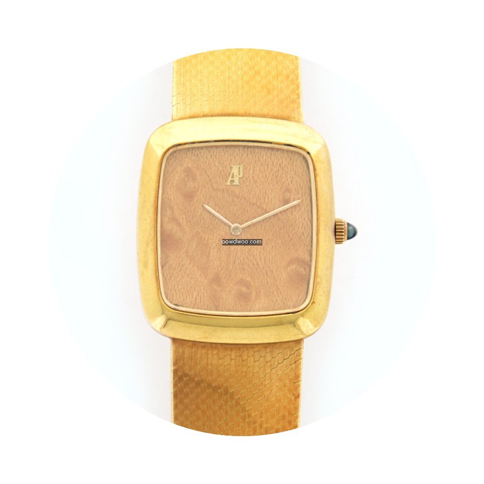 Audemars Piguet Vintage Yellow Gold Wood...