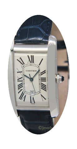 Cartier Large Tank Americaine 18k White ...