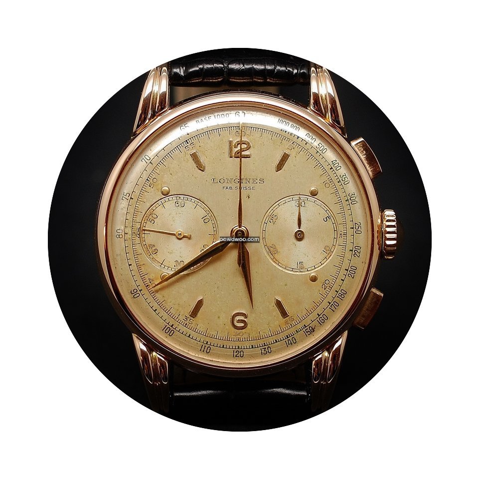 Longines Chronographe Flyback Or rose 18...