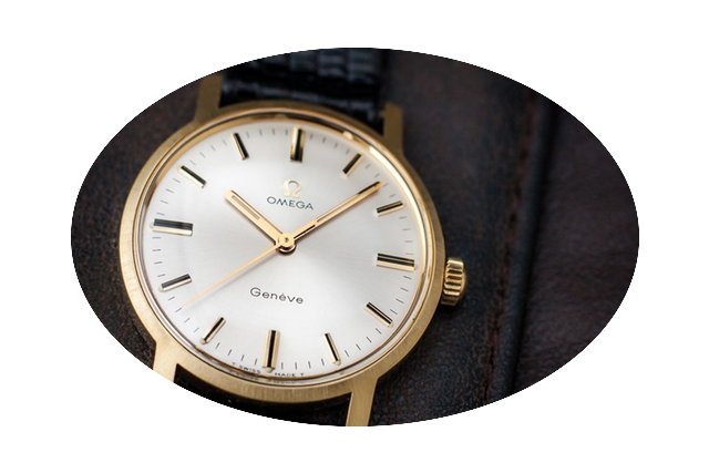 Omega 14k Gold Omega Geneve...
