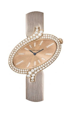 Cartier Delices Brushed Pink Gold Dial L...