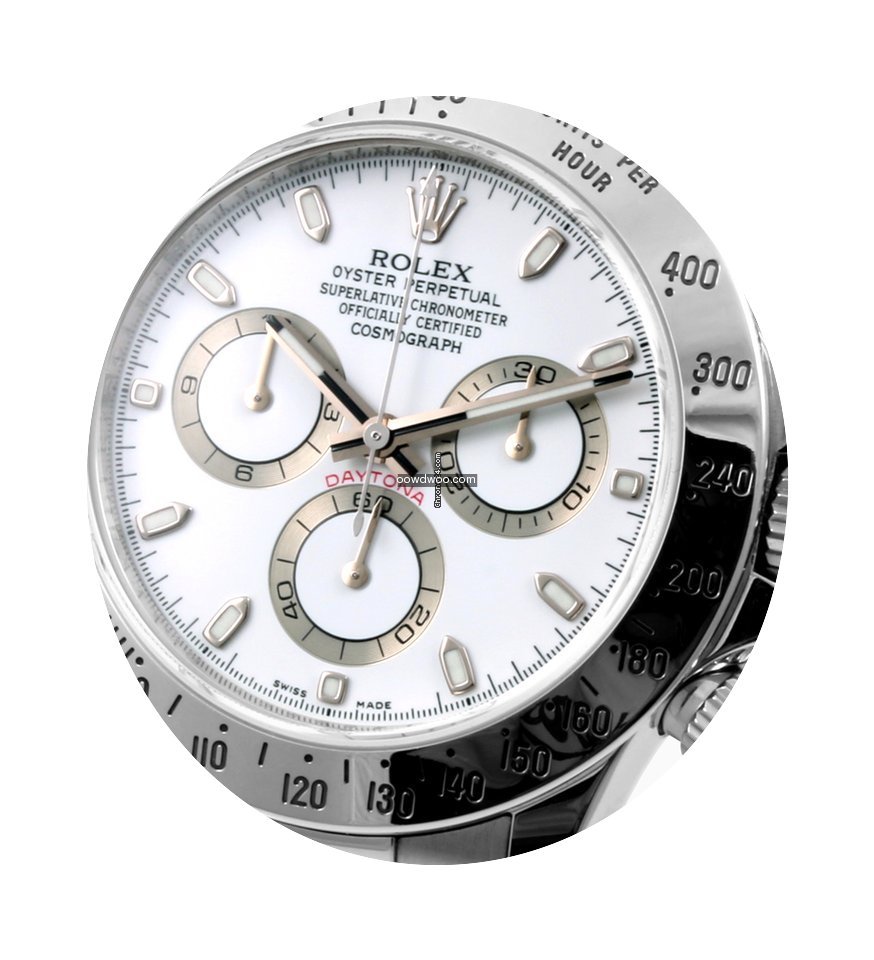 Rolex SS 40mm Daytona White Dial 116520...