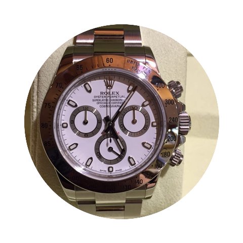 Rolex Daytona Steel White Dial...