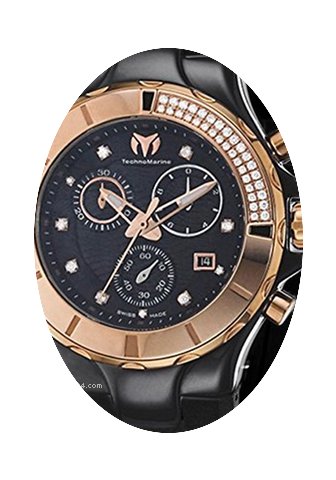 Technomarine Cruise Black Dial Black Cer...