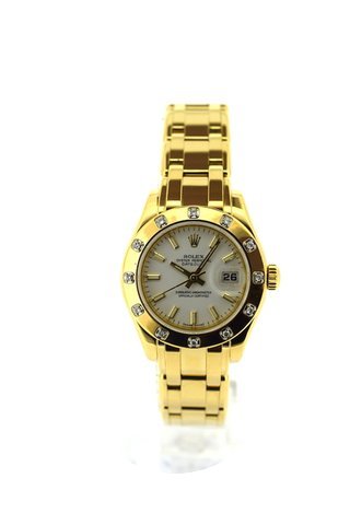 Rolex Lady DateJust Pearlmaster Yellow...