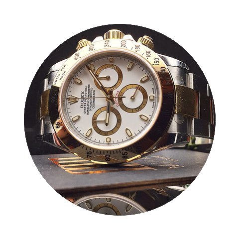 Rolex Daytona Steel & Gold White Dia...