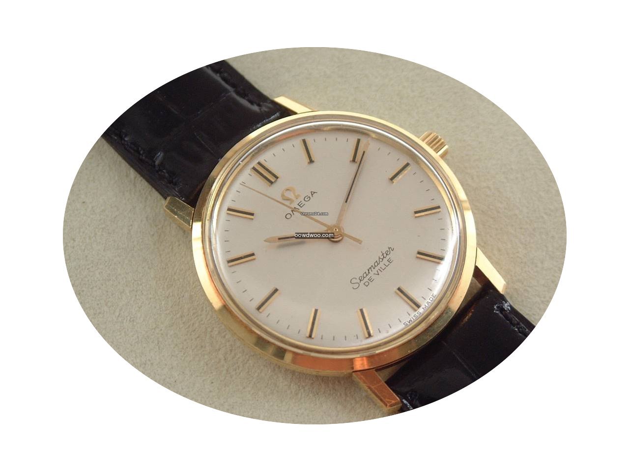 Omega Seamaster massiv 18 Karat Gelbgold...