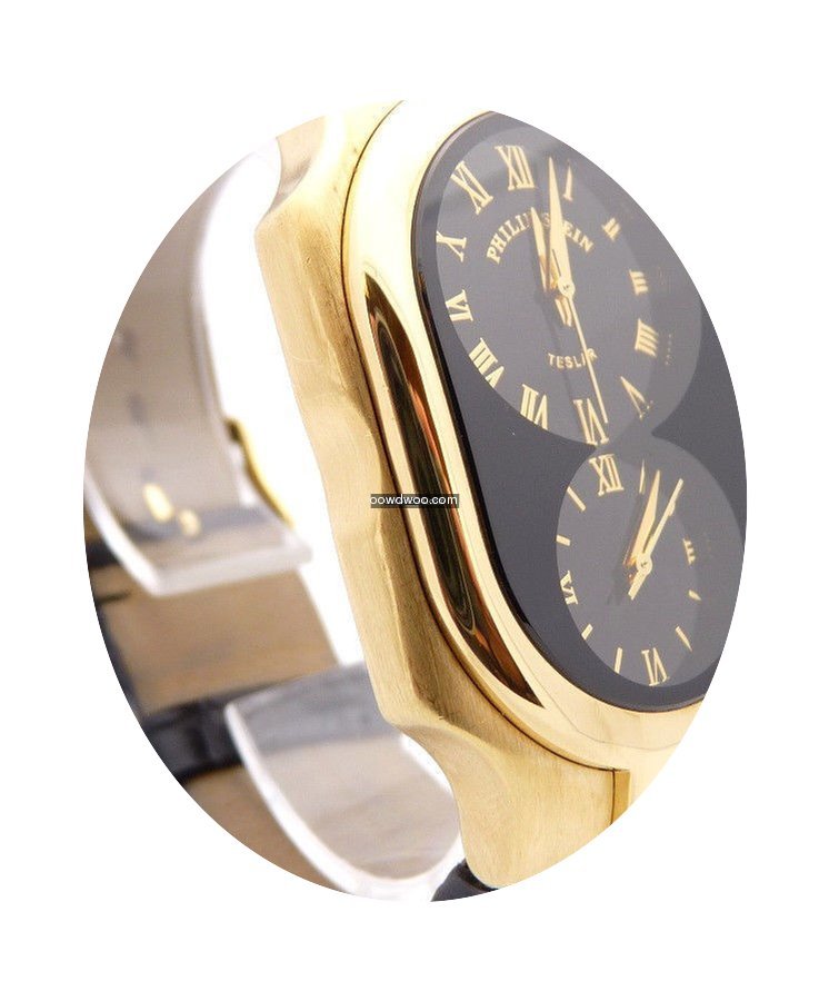 Philip Stein Teslar Large Dual Time Soli...