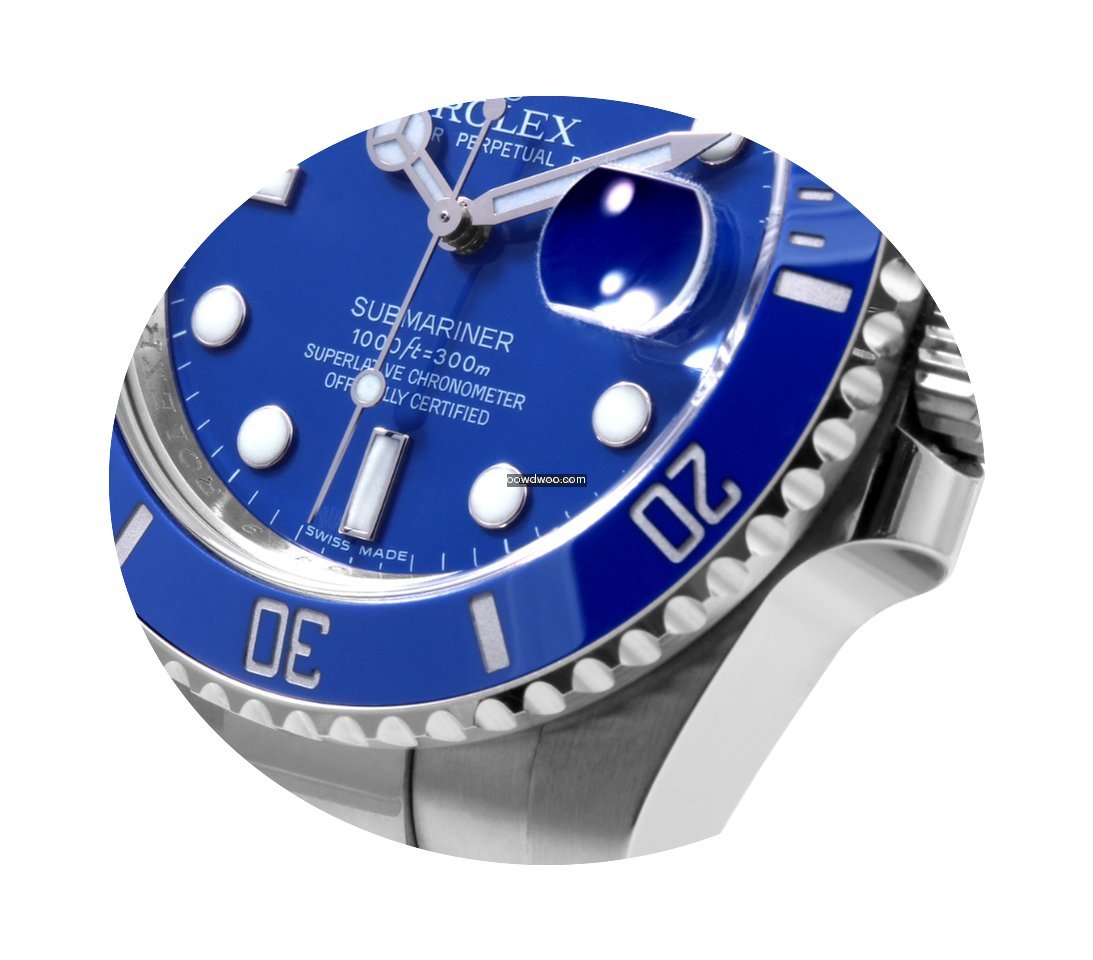 Rolex 18k White Gold Ceramic Submariner ...