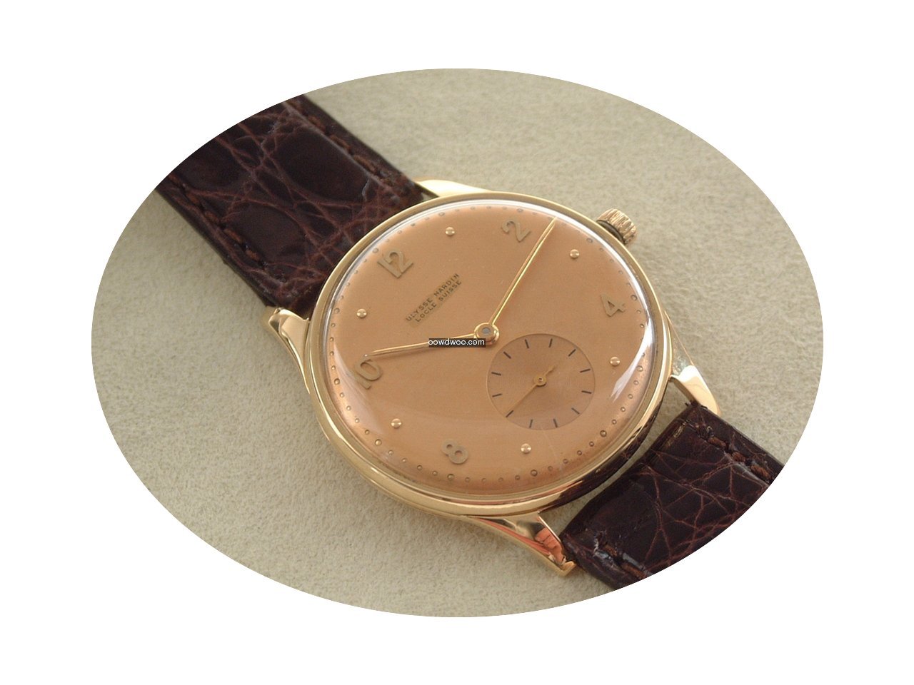 Ulysse Nardin Locle Suisse massiv 18 Kar...