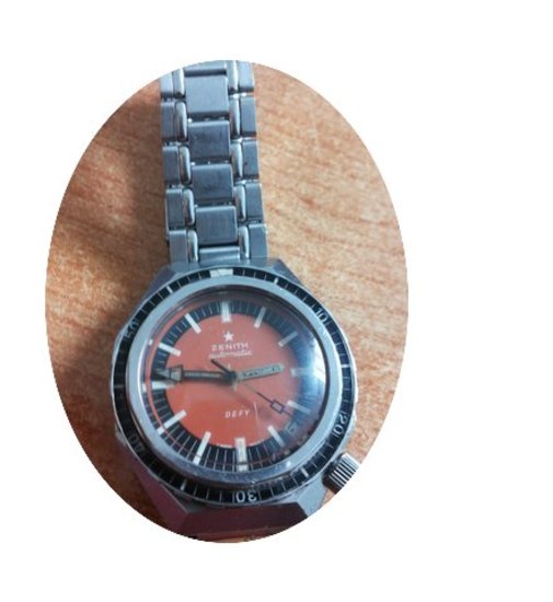 Zenith defy plongeur 600 mt red dial rar...