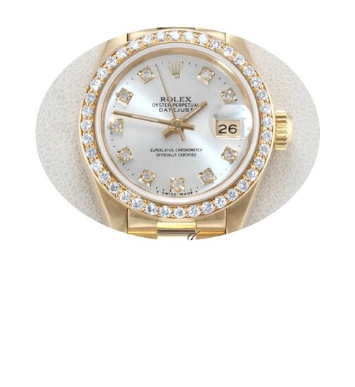 Rolex Lady Datejust Gelbgold 750 Diamant...