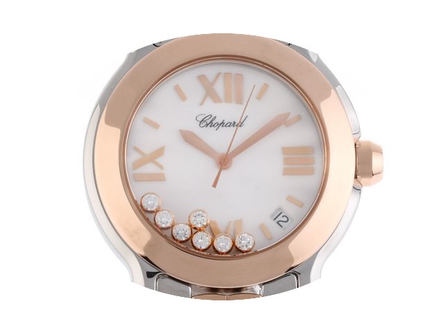 Chopard Happy Sport Stahl Roségold Diam...