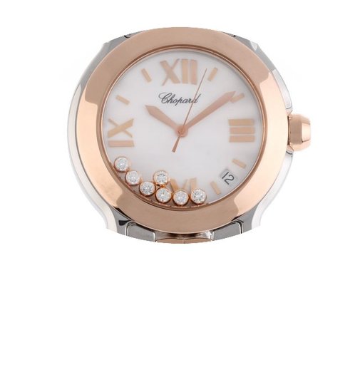 Chopard Happy Sport Stahl Roségold Diam...