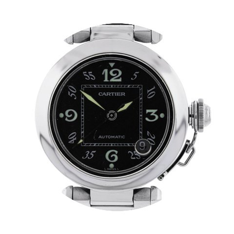 Cartier Pasha C Black Dial Stainless Ste...