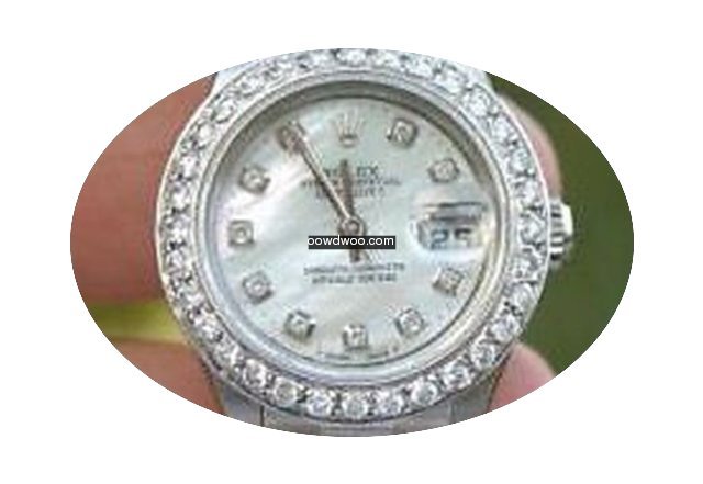 Rolex Ladies Datejust White Gold Preside...