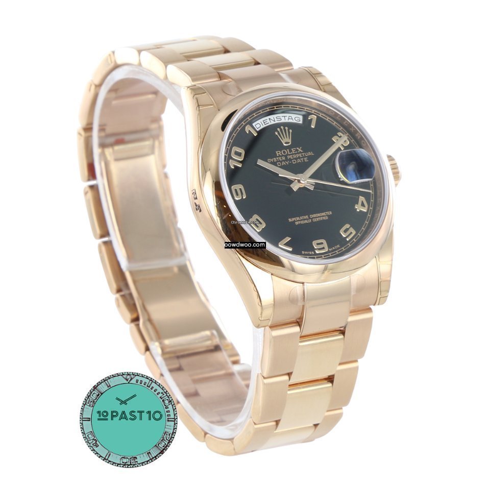 Rolex Day-Date - Everose gold 118205 Bra...