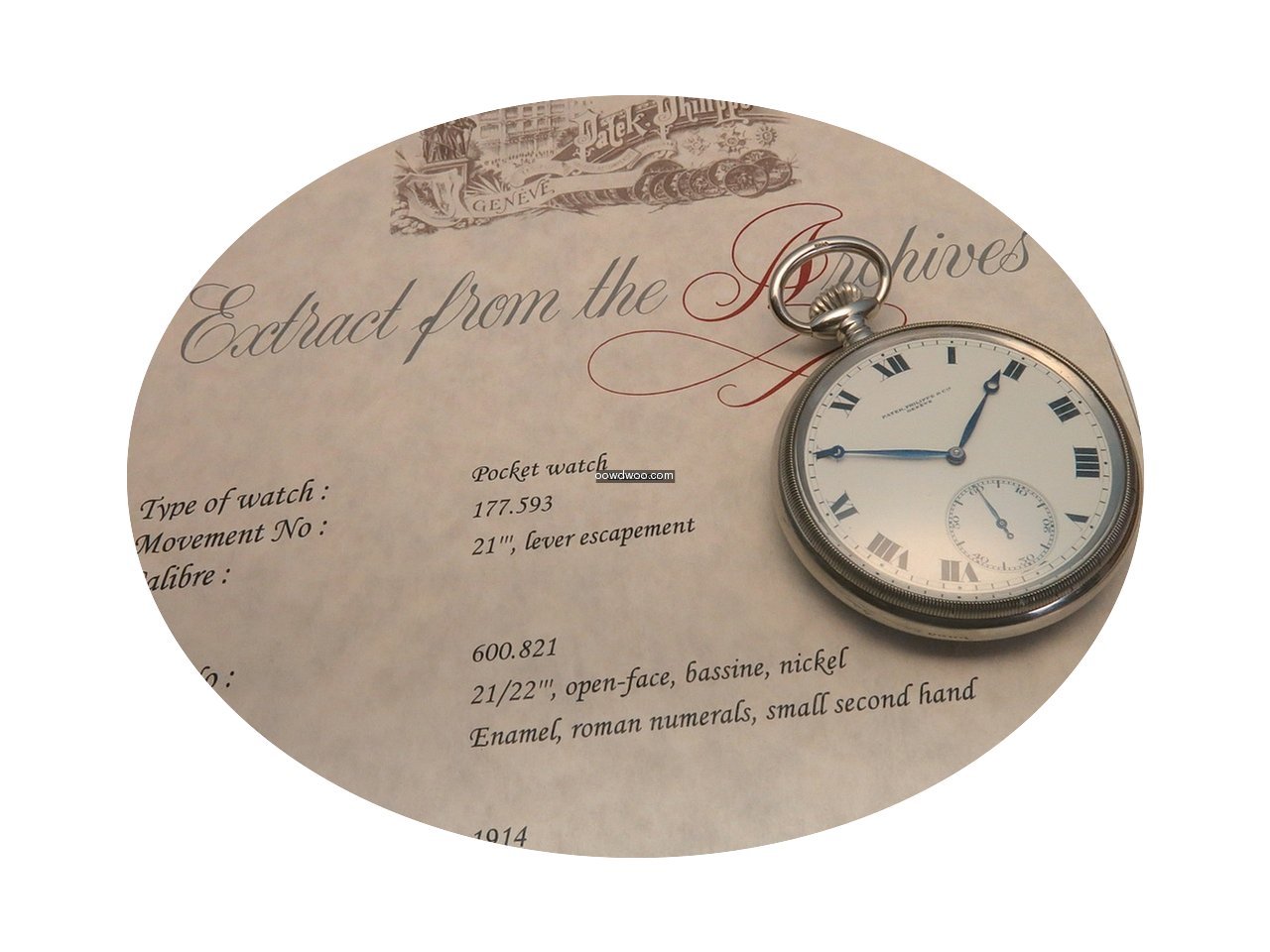 Patek Philippe, pocket chronometer in or...