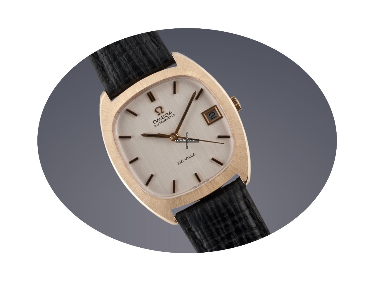 Omega De Ville 9ct yellow gold automatic...
