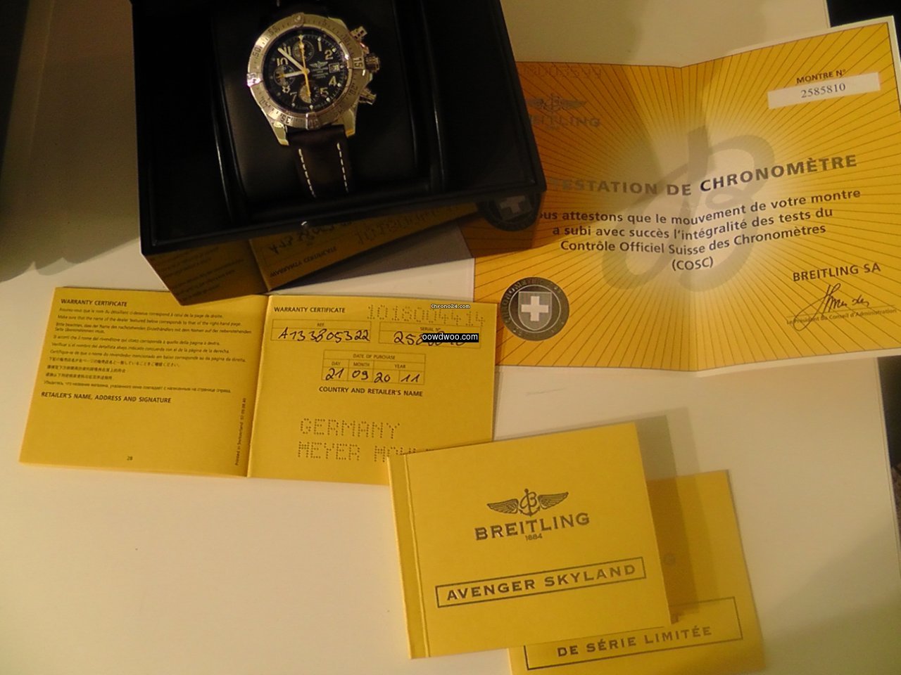 Breitling Avenger ``Code Yellow´´...