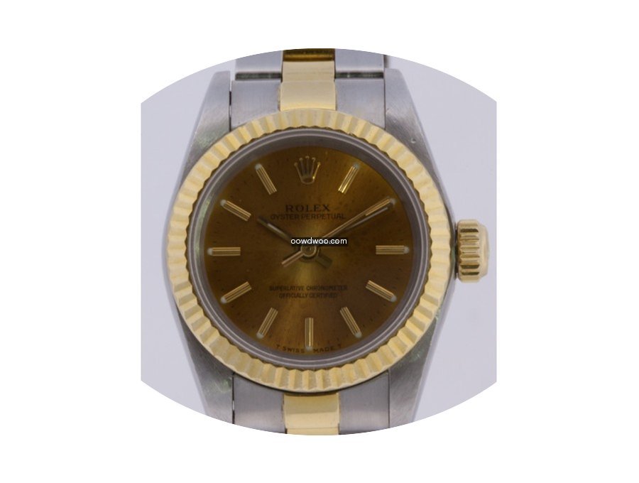 Rolex Lady Date 67193 Dial turned brown...