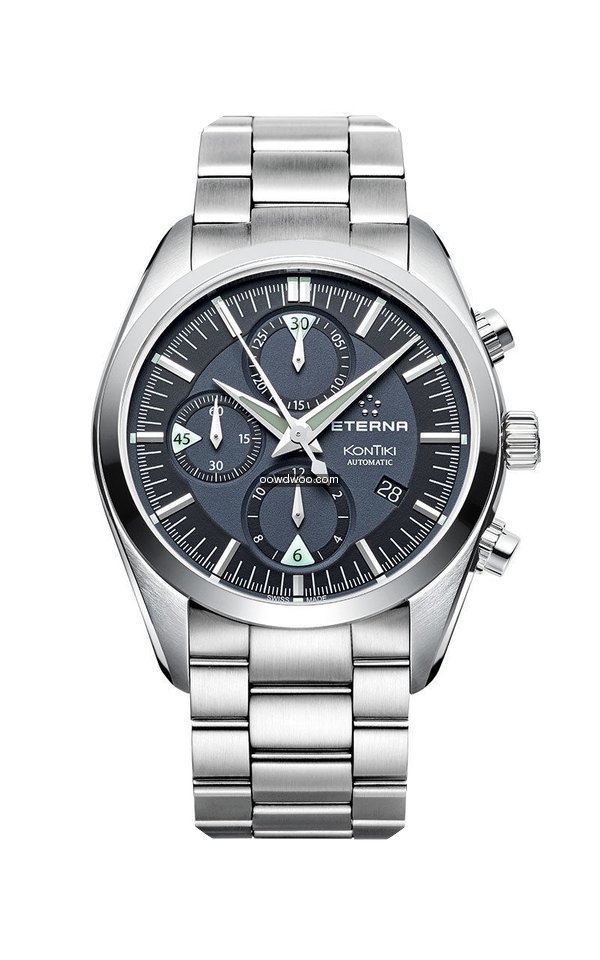 Eterna KonTiki Auto Chronograph Steel Sw...