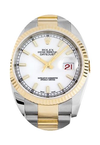 Rolex Datejust 36 116233-WHTSFO White In...