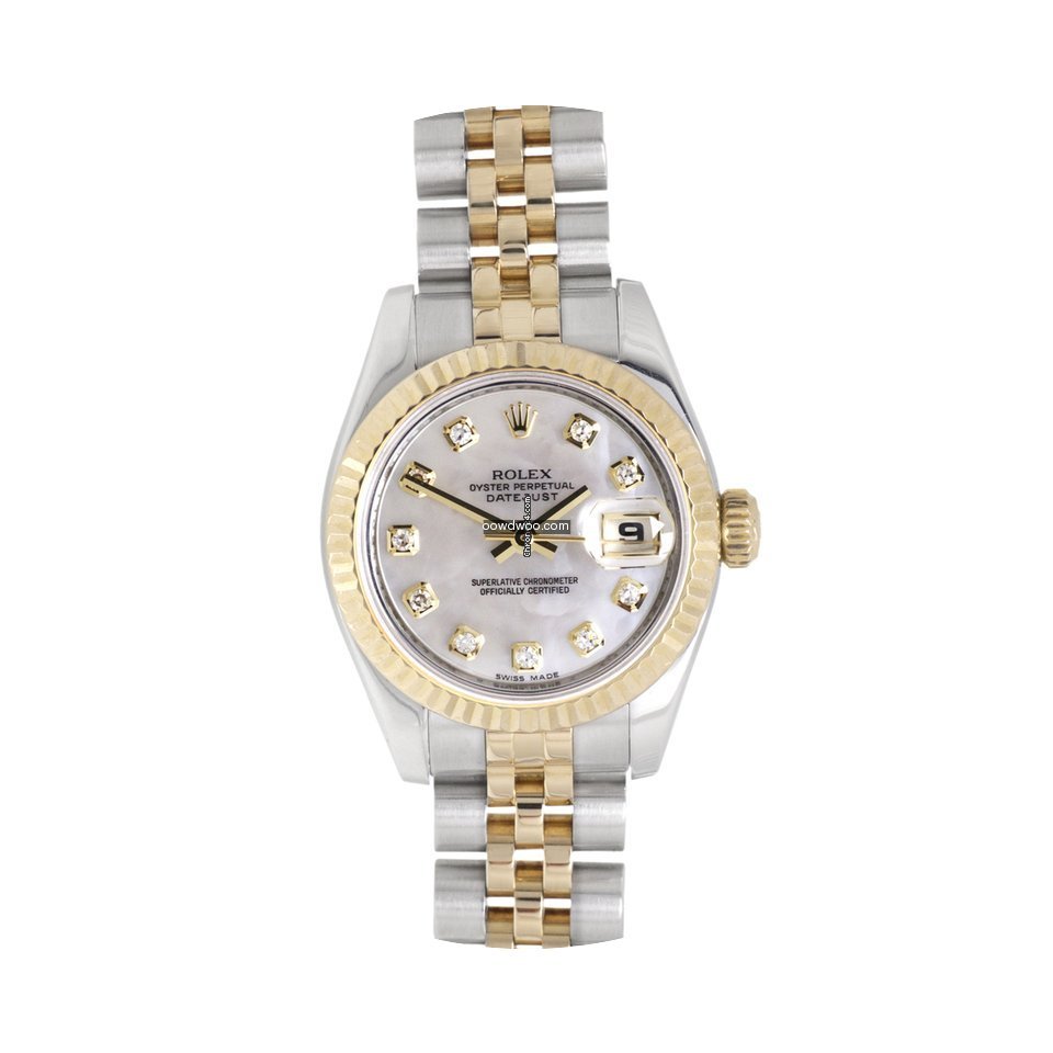 Rolex 18K & Stainless Steel Diamond Dial...